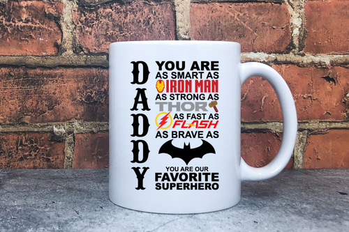 Dad Superhero Coffee Mug